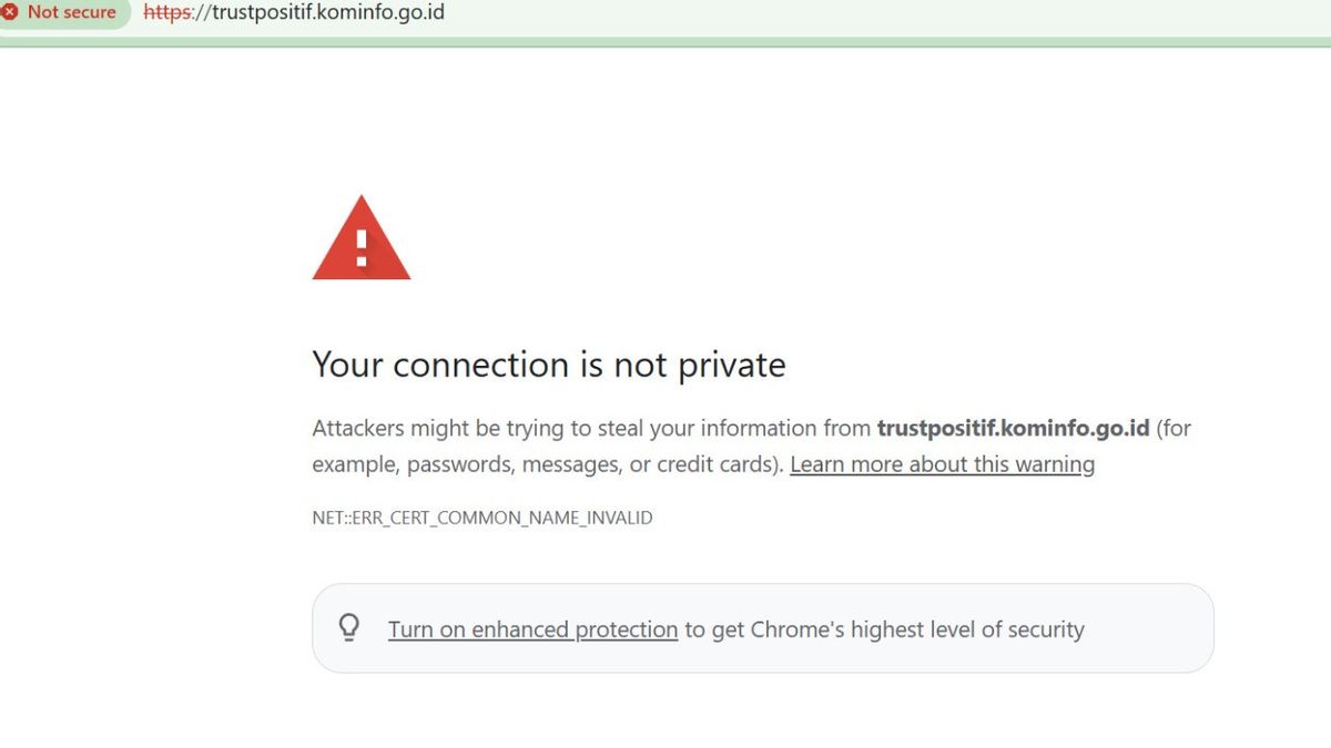 Komdigi的积极信任网站未能访问、错误或被阻止?