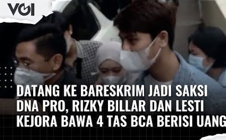 VIDEO: Rizky Billar dan Lesti Kejora Penuhi Panggilan Bareskrim Terkait Kasus DNA Pro