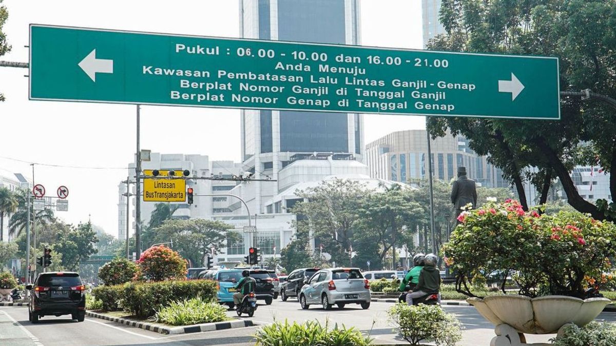 Odd-Even In Jakarta Continues To Be Expanded To 26 Locations