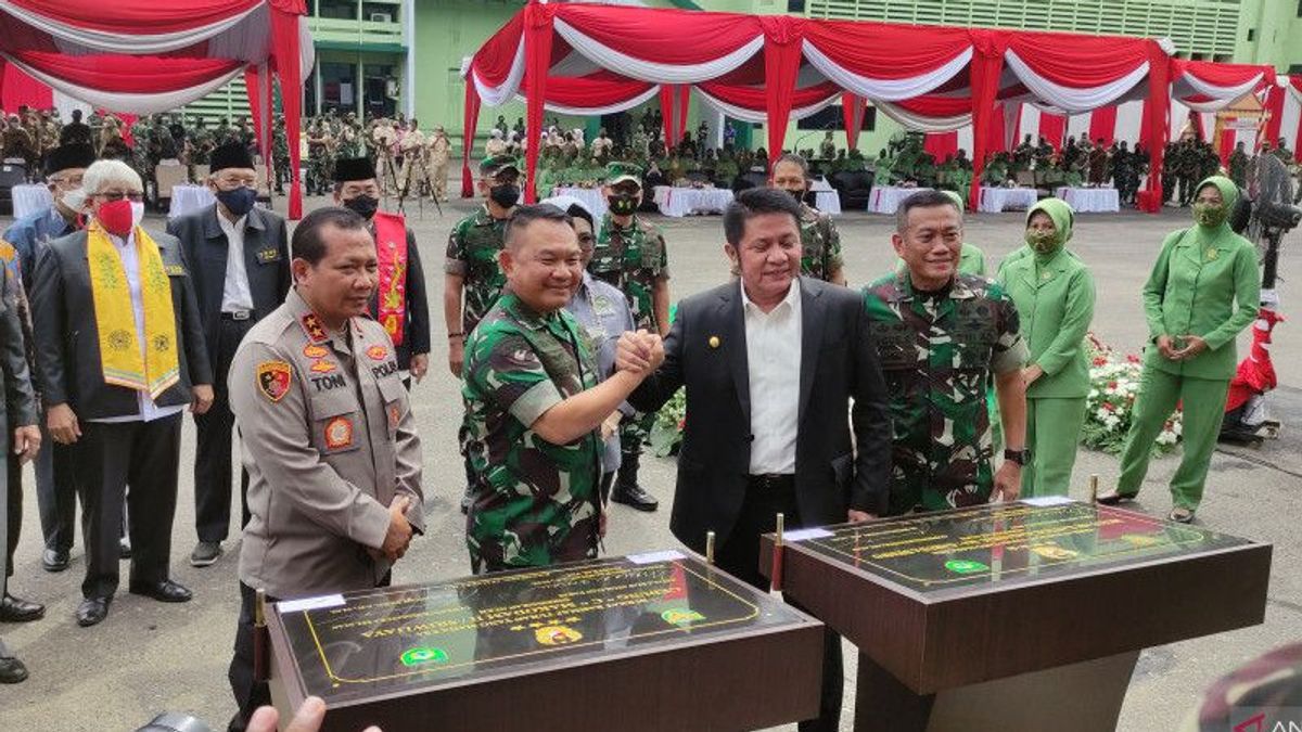 KSAD Resmikan 2 Infrastruktur Markas Militer di Palembang