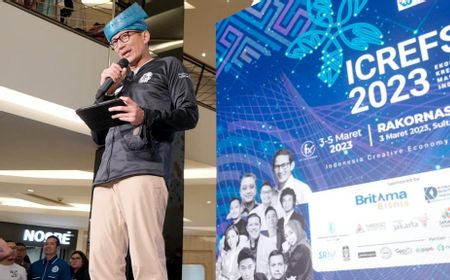 Menparekraf Sandiaga: ICREFS 2023 Jadi Penggerak Ekonomi Masa Depan Menuju Indonesia Emas 2045