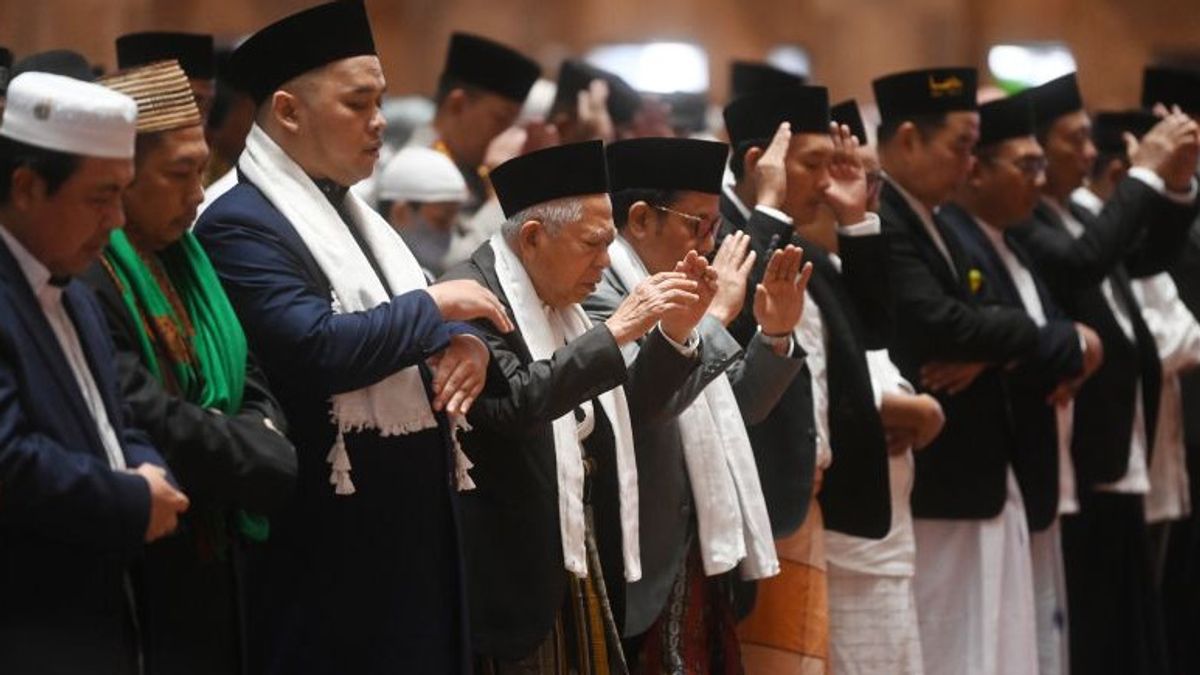 Le vice-président Ma’ruf Amin salat Id à la mosquée d’Istiqlal