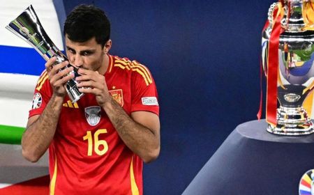 Rodri, sang Pemain Terbaik Euro 2024