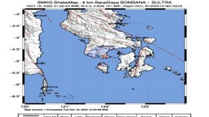 BMKG: Gempa Dangkal 7 Kilometer Guncang Bombana Sulawesi Tenggara