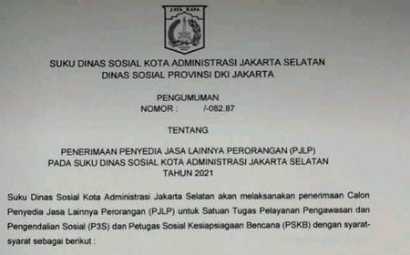 Sudinsos Tegaskan Surat Seleksi PJLP dengan Syarat Bisa Mengaji Hoaks