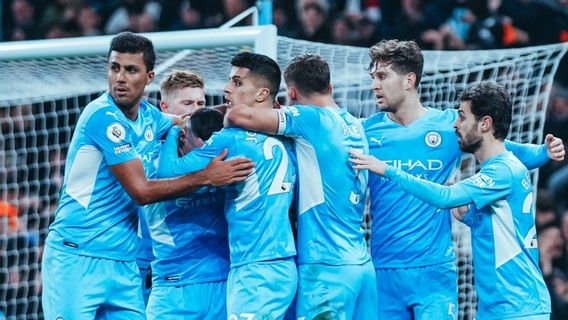  Man City Vs Brentford 2-0: Gol Mahrez dan De Bruyne Mantapkan Posisi <i>The Citizens</i> di Puncak Klasemen