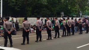 Demo Ojol di Monas Kondusif, Arus Lalin Lancar