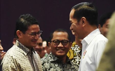 Sandiaga Bertemu Empat Mata dengan Jokowi di Istana