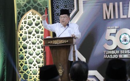 Setengah Abad DMI, Jusuf Kalla Gulirkan Program 'Masjid Membangun Masjid'