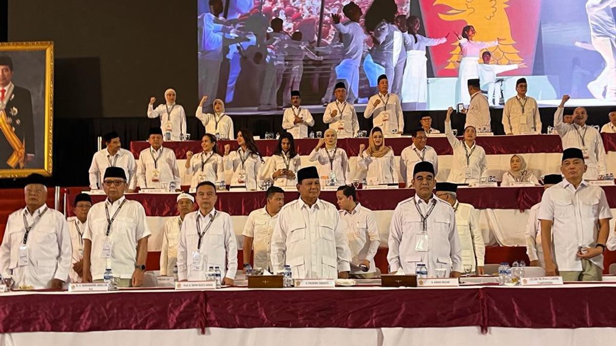 Prabowo Hadiri Rakornas Gerindra di JiExpo Kemayoran, Rapat Digelar Tertutup