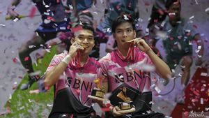 Bangga, Presiden Jokowi Rayakan Dua Gelar Juara Indonesia Masters