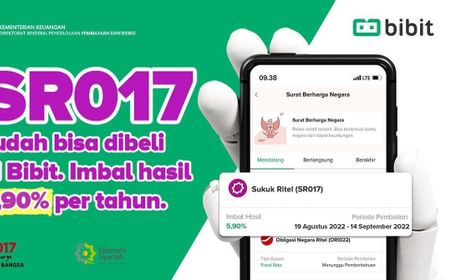 Sukuk Ritel SR017 Sudah Bisa Dibeli, Bibit: Generasi Muda Bisa Berinvestasi Sambil Berkontribusi untuk Pembangunan Negeri