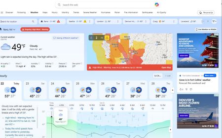 Microsoft Luncurkan Pembaruan untuk MSN Weather: Desain Baru dan Fitur Lebih Canggih