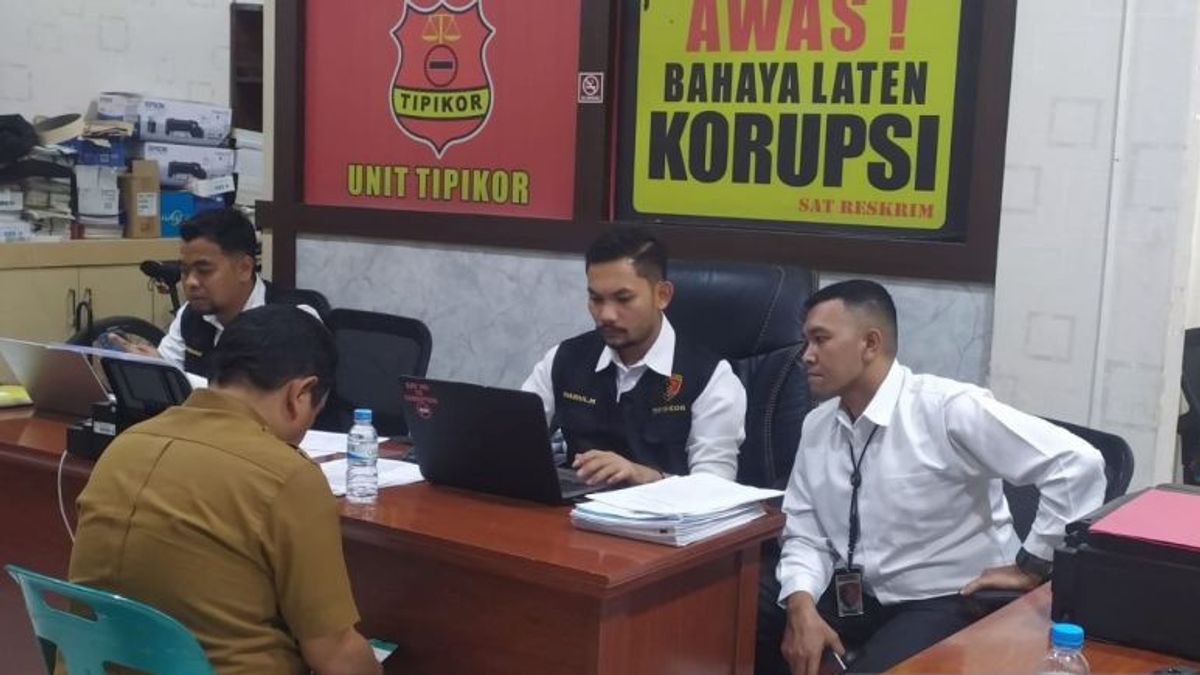 2名嫌疑人被拘留期间,警方确保班达亚齐Zikir土地腐败案件的持续过程