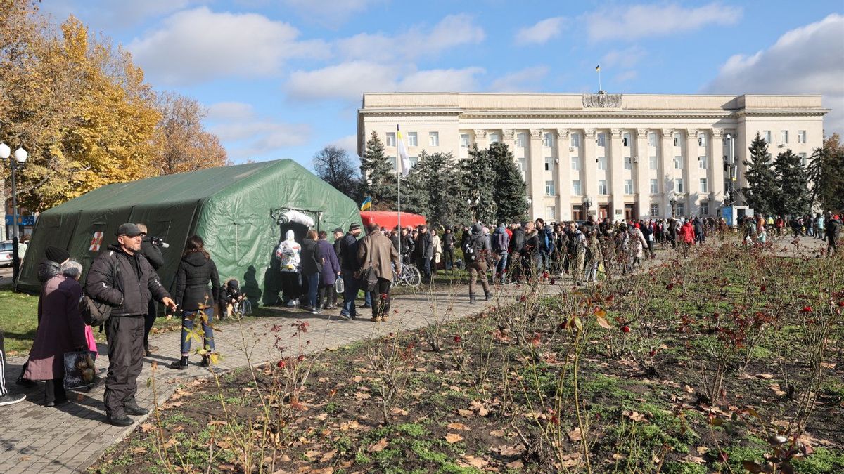 ウクライナは冬に市民のための避難所を約束します:水があり、無料のインターネットに暖房があります