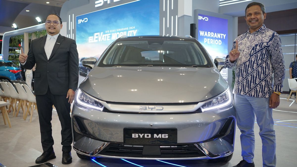 BYD Ramaikan GIIAS Semarang 2024 dengan Membawa Model Andalan, Ada MPV M6