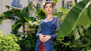 Potret Raline Shah Kenakan Kebaya saat Hadir di Cannes Film Festival 2023