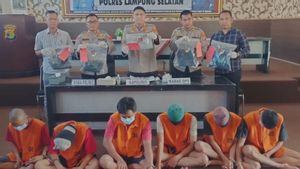 4 Orang di Lampung Selatan yang Tusuk Korban Saat <i>Party</i> Organ Tunggal Diringkus Polisi, Motifnya Sepele