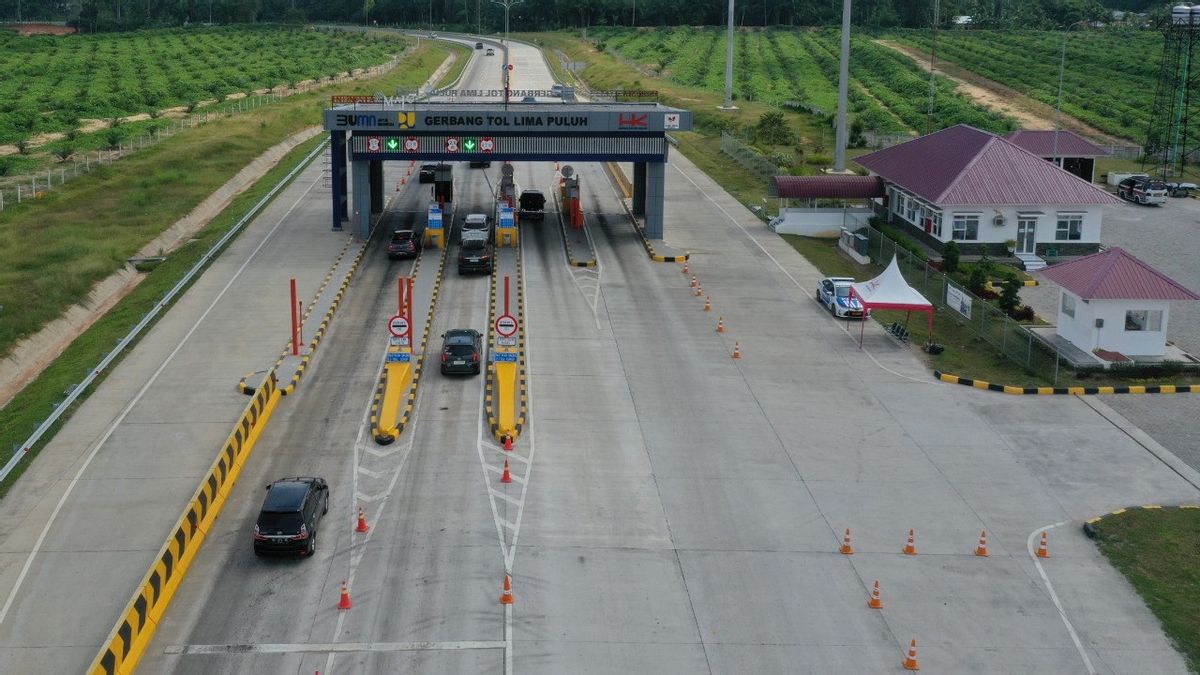 Le nouveau tarif à péage de la colline indrapura-cinq ans entre en vigueur aujourd’hui, c’est le montant