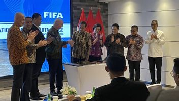 President Jokowi Inaugurates The Opening Of The FIFA Office In Jakarta