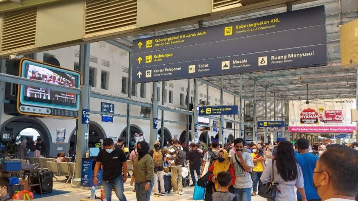 KAI Ensures Backflow At Pasar Senen Station Is Safe And Conducive