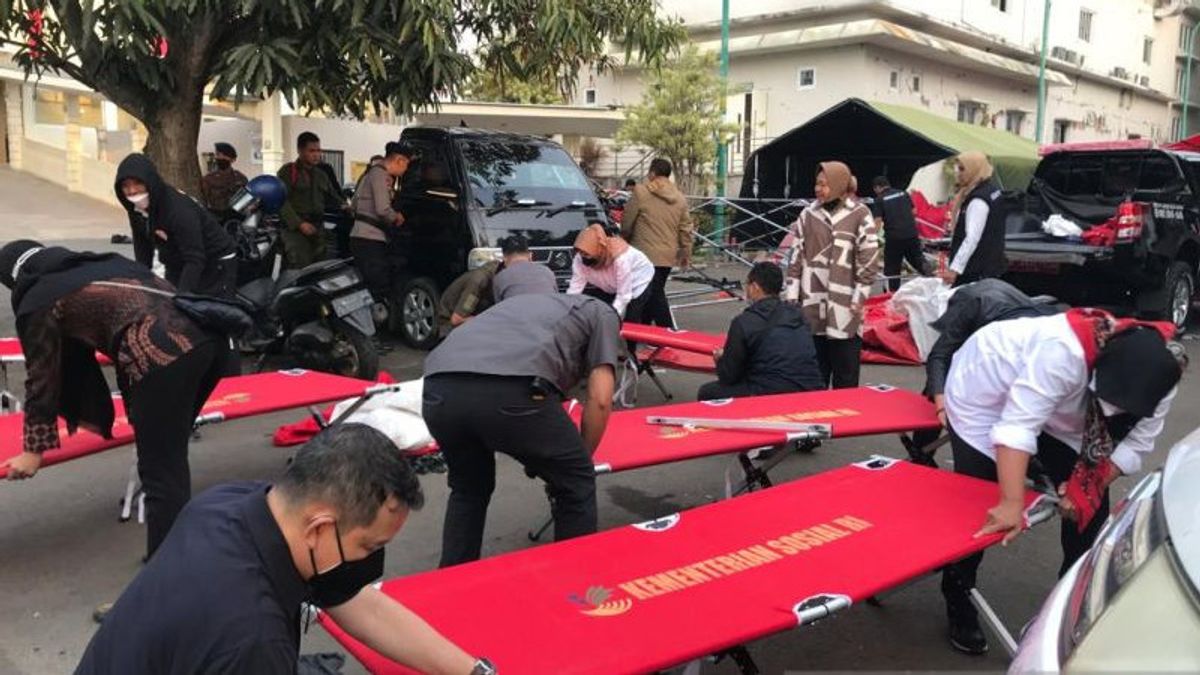 Kemensos Bangun 1,000 Tenda Besar In 7 Districts For Thousands Of Earthquake Victims Cianjur