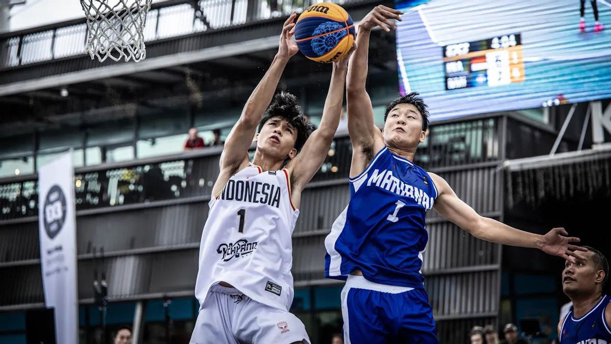 3X3 Putra Indonesia国家队在2024年FIBA 3X3亚洲杯预选赛中停止