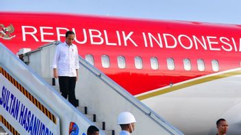 佐科威总统为昆克抵达南苏拉威西岛
