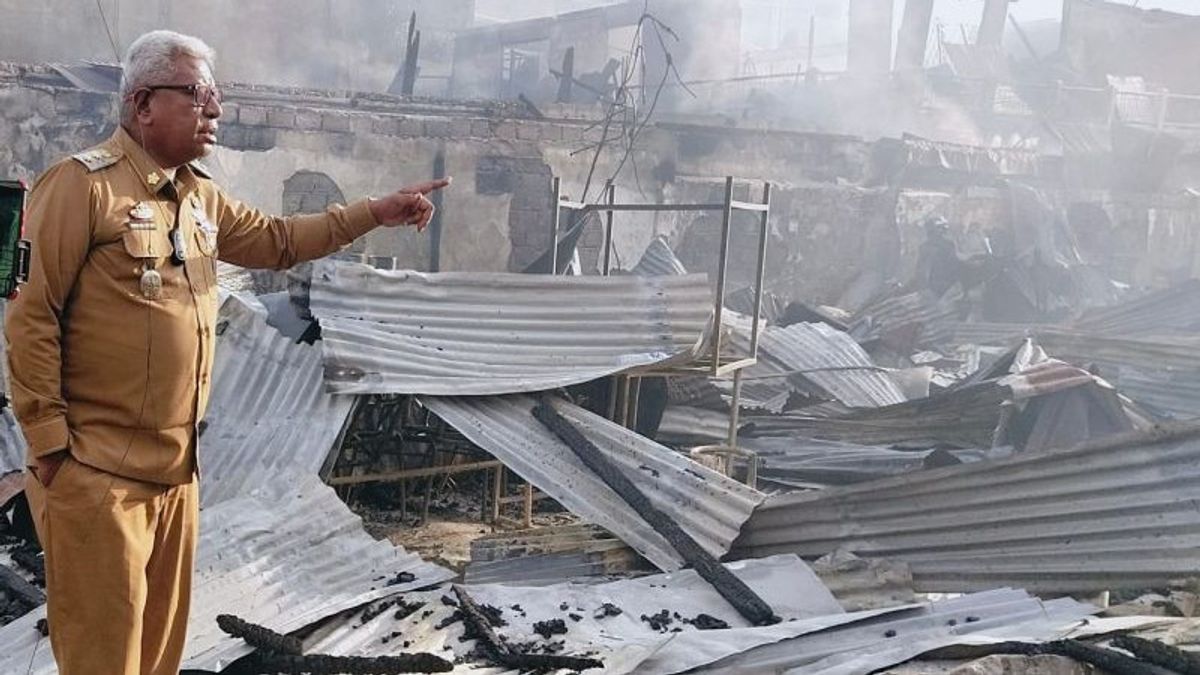 Only Clothes On Body, Residents Of Fire Victims In Mimika Papua Ask For Help Vice Regent Johannes Rettob