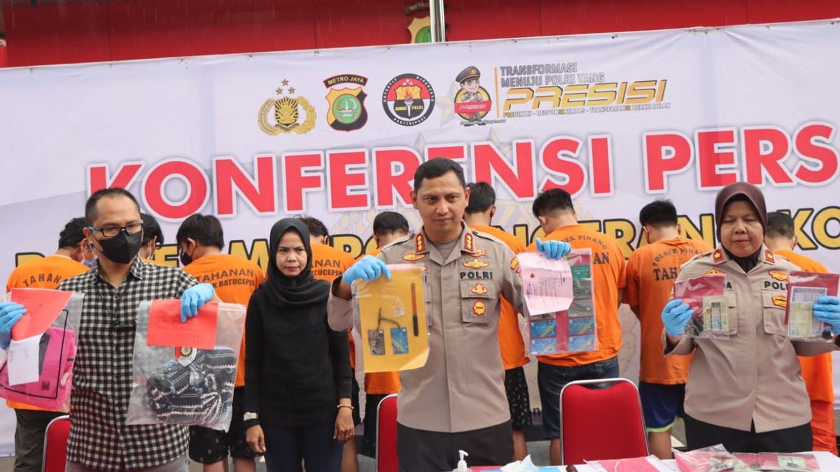 Theft Plan At 42 Points In Jakarta And Tangerang Areas Was Successfully Thwarted, 6 People Arrested