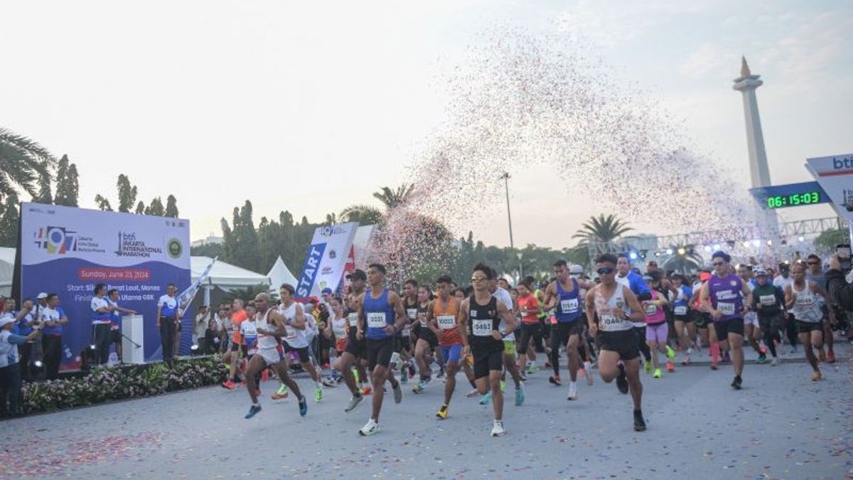 ジャカルタ国際マラソン2024の結果、ケニアのランナーがベストポジションを獲得