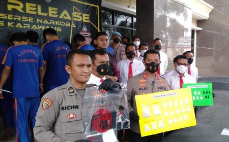 Ditangkap Polisi, 11 Pengedar Sabu di Karawang Ini Gunakan Sistem 'Tempel' dan 'Adu Banteng' Saat Transaksi