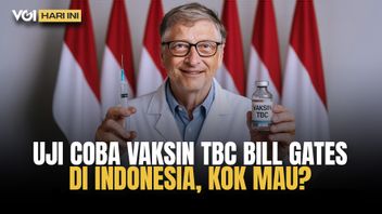 VOI Today: Health Minister explained the reason why Indonesia is the country of the TBC vaccine trial Bill Gates