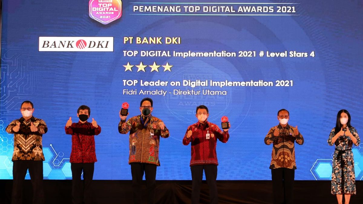 بنك DKI يفوز بأعلى الجوائز الرقمية 2021