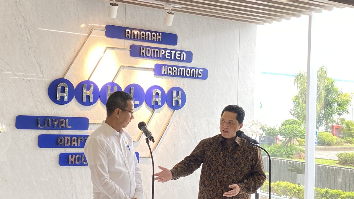 Erick Thohir And Acting Governor Of DKI Jakarta Will Improve Cooperation In The Transportation Sector