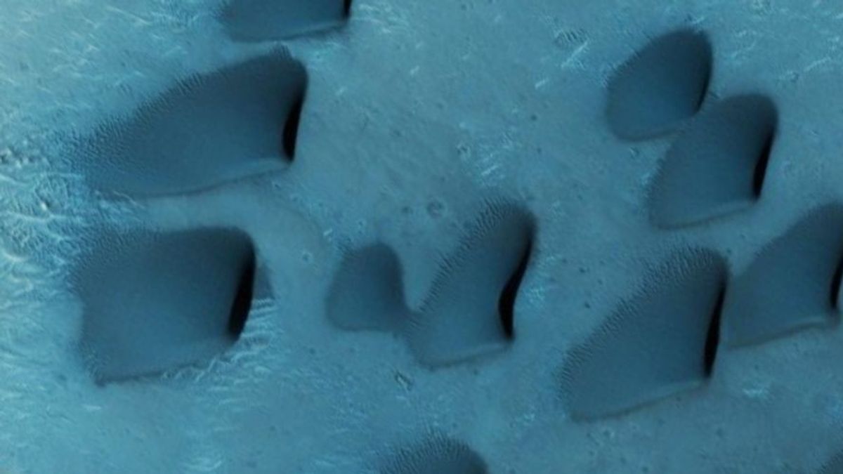 Bukit Pasir Biru Ditemukan di Permukaan Planet Mars, Kok Bisa? Ini Penjelasannya