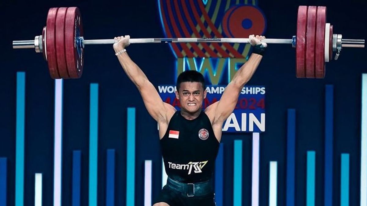手受伤,Rizki Juniansyah能够在亚洲锦标赛上获得2枚银牌和1枚铜牌