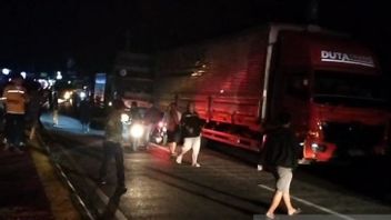 Truck Collision At Bakauheni Port, 1 Person Dies