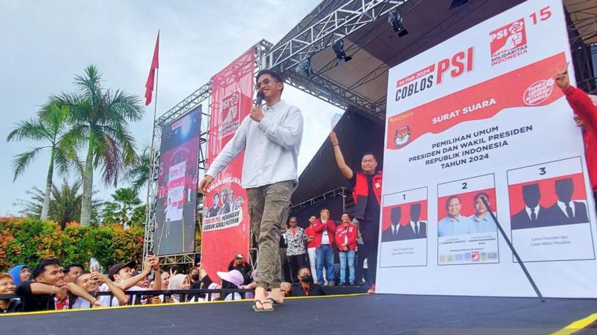 Wear Flip-flops Campaign In Pontianak, Kaesang: Later 'Reshuffle' His Jidat Mas Gibran