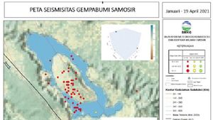 BMKG: 60 Gempa Bumi Tercatat di Kabupaten Samosir Sumut