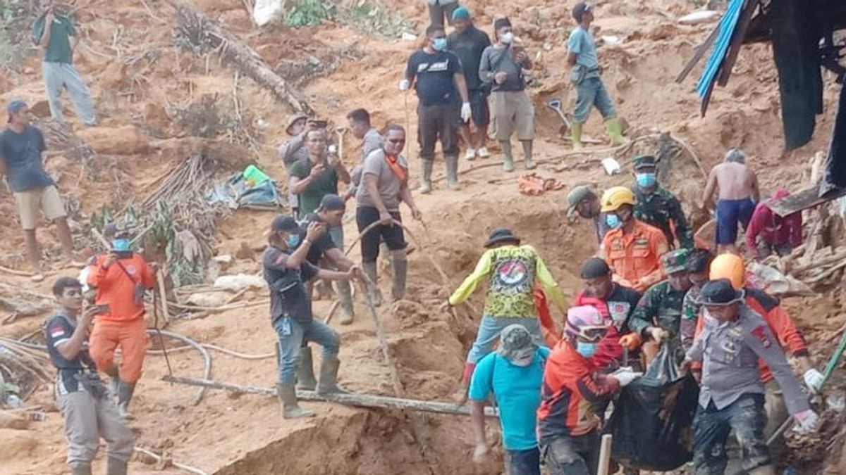 2 在南加里曼丹哥打巴鲁的龙索金矿开采受害者尚未找到