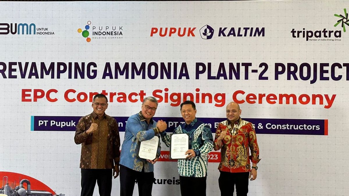 TRIPATRA Supports Pupuk Kaltim Press Emissions And Adoption Of Environmentally Friendly Technology Through The Amonia-2 Factory Update Project