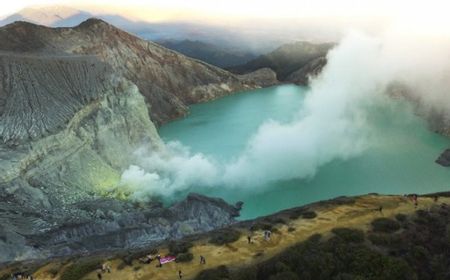 Ada 13 Titik Rawan Longsor di Jalur Pendakian Kawah Ijen