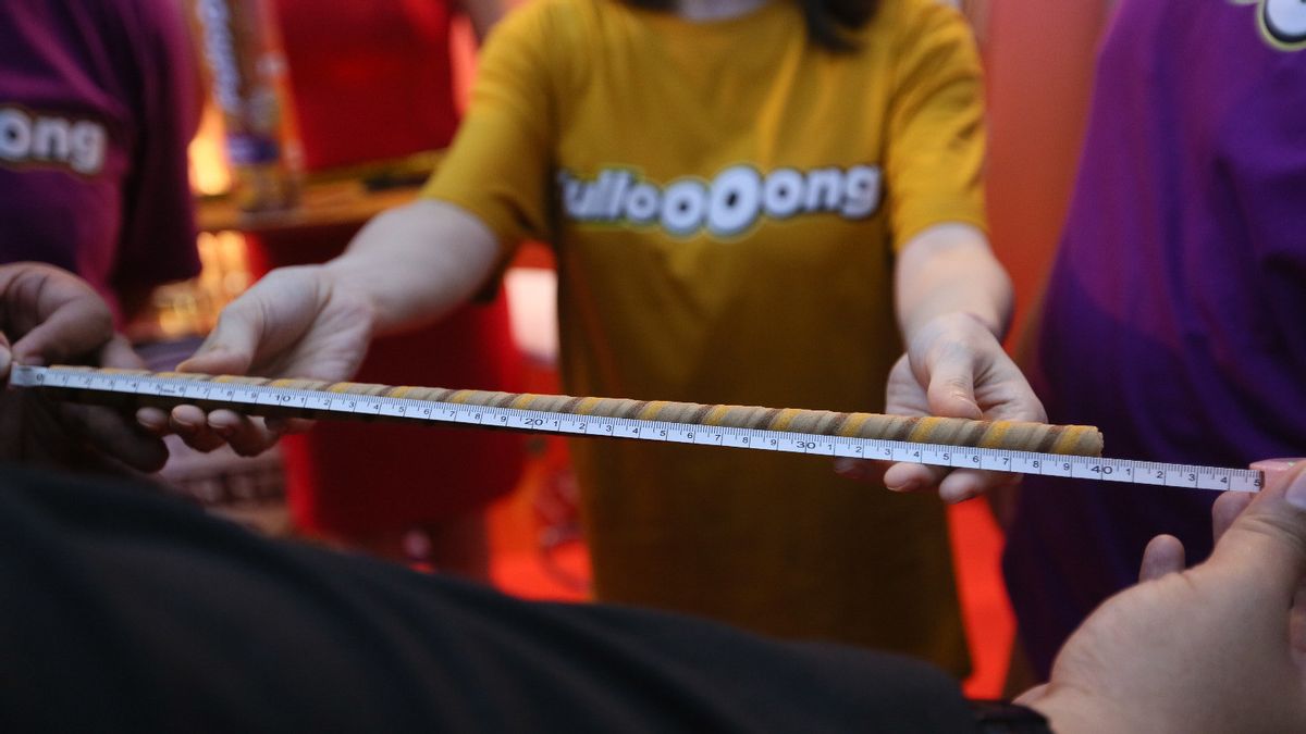 Wafer Stick Terpanjang di Dunia Dapat Rekor MURI
