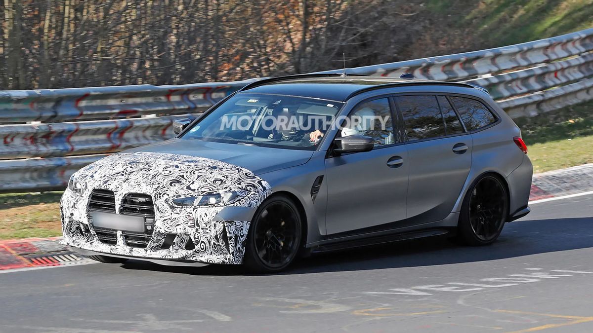 Predicted Year-End Debut, BMW M3 Touring Facelift Seen Tested With Minimal Change
