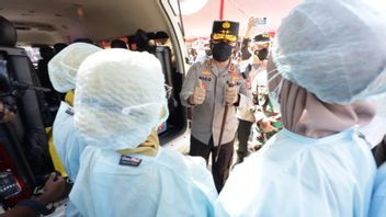 Kapolda Inaugurates Dozens Of Fast Response Vaccination Cars To Accelerate Vaccination In Surabaya