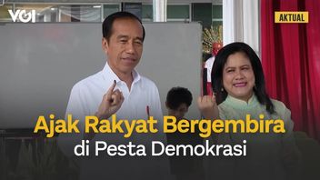 VIDEO: Melihat Momen Presiden Jokowi dan Iriana Gunakan Hak Pilihnya