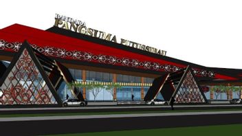 Local Wisdom Becomes The Concept Of Pangsuma Airport Built By The Ministry Of Transportation This Year
