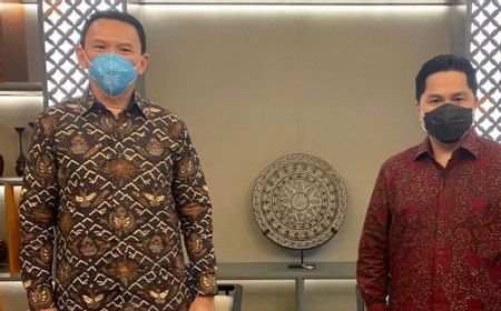 Pertemuan antara Ahok dan Erick Thohir, Ini yang Mereka Bahas