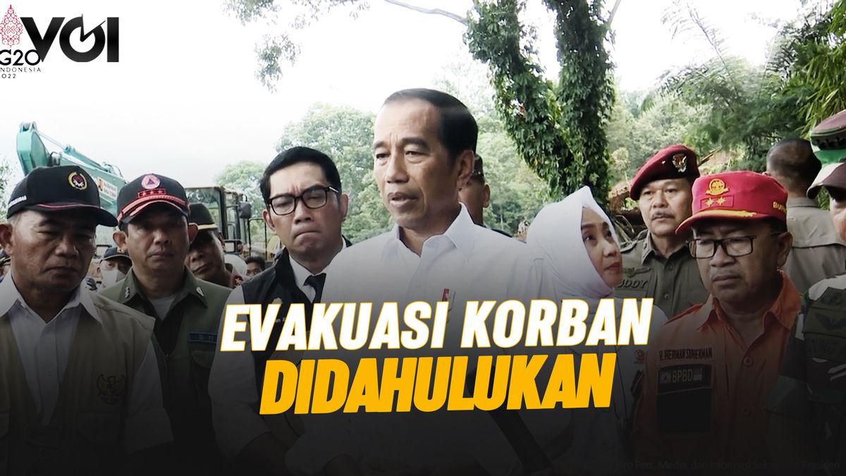 VIDEO: Kunjungi Lokasi Gempa Cianjur, Jokowi Perintahkan Evakuasi Korban Gempa Didahulukan 